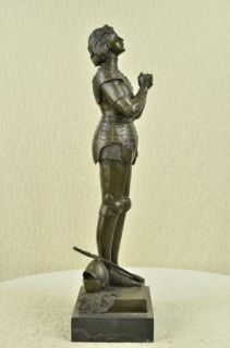 Saint Joan of Arc Maid of Orleans French Praying Heroine Soldier