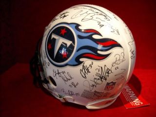  Team Signed Helmet Autograph on Field Young Hope Collins Fisher