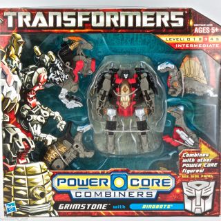 Transformers Commander GRIMSTONE with DINOBOTS Power Core Combiners