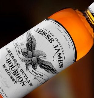 Jesse James Bourbon Whiskey Full Throttle 750ml Limited Item