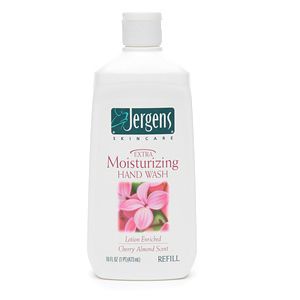 Jergens Moisturizing Liquid Hand Wash Mild Refill Cherry Almond 16 Oz