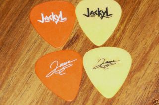 RARE Jackyl Guitar Pick Jesse Dupree White N Orange CD