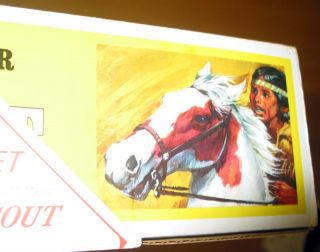 73 MISB Gabriel Lone Ranger Tonto Scout Horse Marx 10 Figure Gift Set