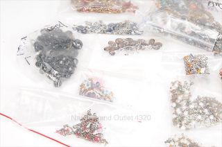 5K Lee Angel 44 PC Earring Jewelry Crystal Repair Scrap Lot 1lb 8oz