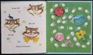 Go Round 1960 Tell A Tale Whitman Childrens Cat Book Betty Ren Wright