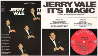 Jerry Vale Its Magic Vinyl Album Columbia 1966