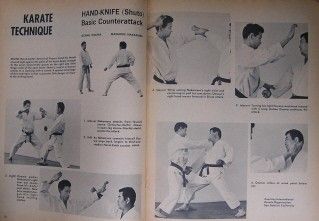 RARE 8 65 Black Belt Mag Karate Jigoro Kano Sea Oh Choi