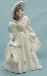 Florence Ceramics Young Girl Holding Up Her Dress with Large Pockets