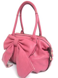 Jessica Simpson Bow Chic Deep Pink Handbag JS 2102