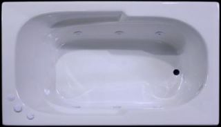 60 x 32 Whirlpool Bathtub Jacuzzi Jetted Drop in Tub