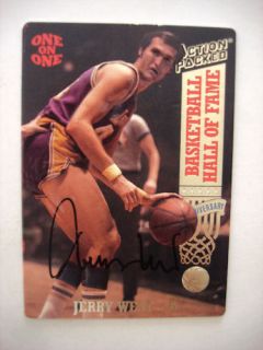 Jerry West Autographed 1993 Action Packed Card