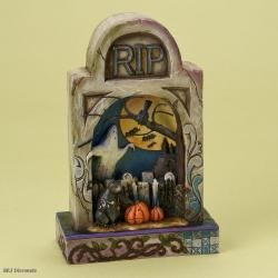 Jim Shore Haunted Eve Lighted Graveyard Diorama