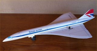  Tin British Airways G BBDG Concorde Toy Aircraft Airplane Jet