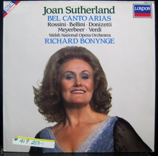 JOAN SUTHERLAND   BONYNGE bel canto arias LP Mint  417 253 1 Holland
