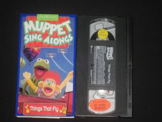 Jim Hensons Preschool Collection Things That Fly VHS 1996