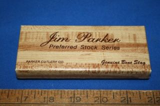 Jim Parker Preferred Stock Series Frost Schrade Stag Knife 1978 1 Orig
