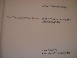 1971 Claude Lorrain Norton Simon Museum of Art Drawings