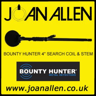 New Bounty Hunter 4 Metal Detector Coil Free Stem