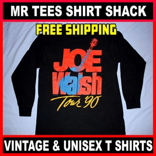 Joe Walsh Vintage 1990s How Ya Doin Black Les Paul Concert Tour T