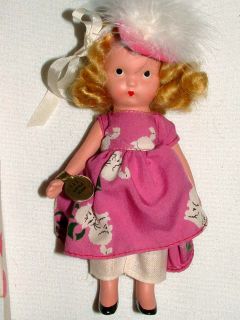  Story Book 5 Bisque Doll 111 Little Joan w Red Polka Dot Box