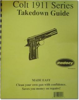 Colt 1911 Series Takedown Guide New Assembly WW70299