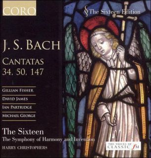 Bach Johann Sebasti Johann Sebastian Bach Cantatas 34 50 147 New CD