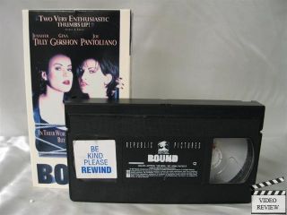  VHS Jennifer Tilly Gina Gershon Joe Pantoliano 017153629835