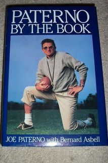 JOE PATERNO By The Book 1989 1st edition book PENN STATE NITTANY LIONS