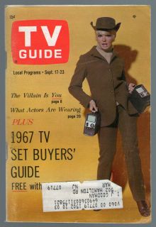 1966 New York Metro tv guide ~ Joey Heatherton with 1967 Tv Set Buyers