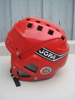 Vtg Red 287 Jofa Hockey Helmet