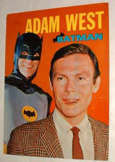 1960s Batman Adam West Large Fan Book