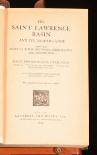 1905 The Saint Lawrence Basin Story Discovery Exploration Maps Dawson