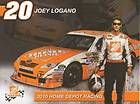 2012 Autographed Joey Logano Home Depot Racing Postcard
