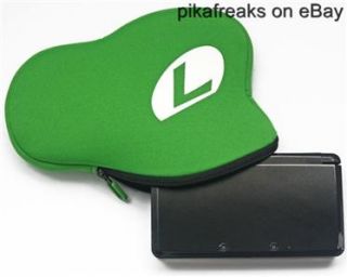 Luigi Edition Nintendo 3DS Video Game System Pouch Club Nintendo