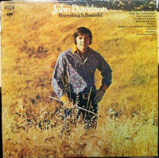 John Davidson Everything Is Beautiful LP VG C 30098 Vinyl Record