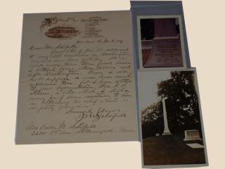 General John Schofield Autograph Letter Signed (ALS) January 18, 1899