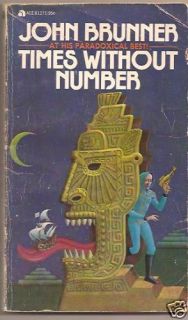 Times Without Number by John Brunner 1969 Ace PB Don Punchatz Cover