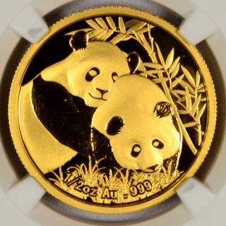 2012 China 1 2 oz Gold Panda Singapore International Coin Fair NGC