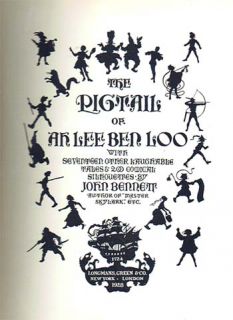 1928 Pigtail of AH Lee Ben Loo 1st Edition John Bennett