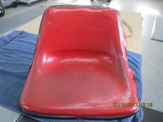John Deere Red Patio Tractor Seat