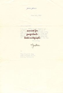 Jackie Gleason Letter Signed to Actress 1952