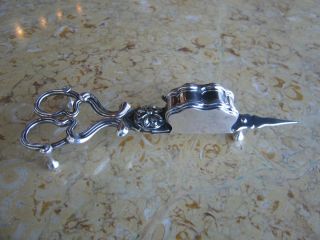 Antique John Gilbert 19th Century English Silver Plated Candle Snuffer