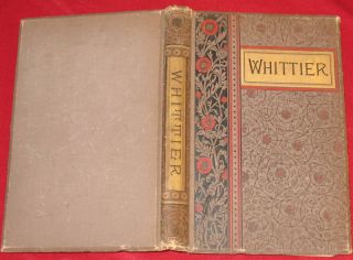 Poetical Works of John Greenleaf Whittier 1892  