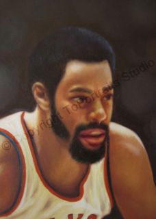 Walt Frazier New York Knicks Canvas Photo Oil Painting  