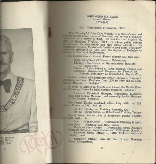 1974 Proceedings Grand Lodge of F Am Philippines  
