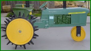 John Deere Green Tractor Traveling Water Sprinkler 4010  