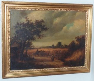 Antique Oil on Canvas ' John Linnell' 1792 1882  
