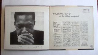 John Coltrane LP Coltrane Live Record Village Vanguard Impulse MONO A10 VG  