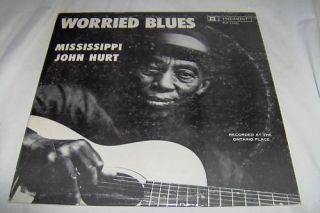 Mississippi John Hurt Worried Blues Vinyl LP  