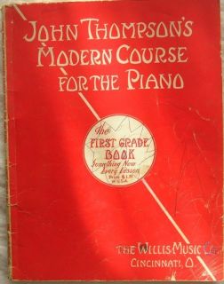 John Thompsons Modern Course for Piano First Grade Book  